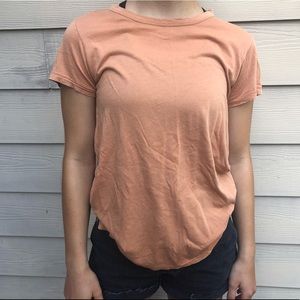Orange tee